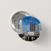Kolumbus, Ohio-Skyline Button (Vorne & Hinten)