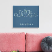 Kolumbus, Ohio Skyline Leinwanddruck (Insitu (Wohnzimmer))