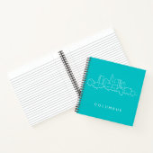 Kolumbus, Ohio Skyline Notizblock (Innenseite)