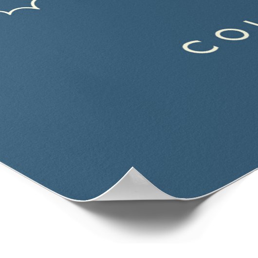 Kolumbus, Ohio Skyline Poster (Ecke)