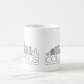 Kolumbus, Ohio| Städtische Skyline Kaffeetasse (Mittel)