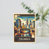 Kolumbus, Ohio | VINTAG Postkarte (Stehend Vorderseite)