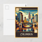 Kolumbus, Ohio | VINTAG Postkarte (Vorne/Hinten)