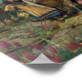 Kolumbus übernimmt den Besitz des neuen Landes Poster (Ecke)