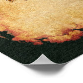 Kolumbus-Zeitalter alter World Map Art Poster (Ecke)