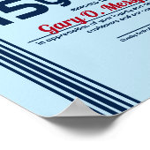 Kolumnen universelles Jubiläumszertifikat Poster (Ecke)