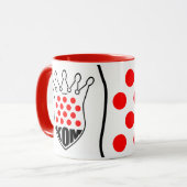 KOM King of the Mountain Tasse (Vorderseite Links)