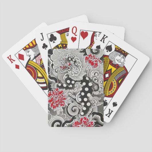 Komainu Spielkarten (Rückseite)