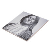 KomancheTribesman, 1872 (b/w Foto) Fliese (Seite)