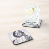 KomancheTribesman, 1872 (b/w Foto) Getränkeuntersetzer (Rechte Seite)