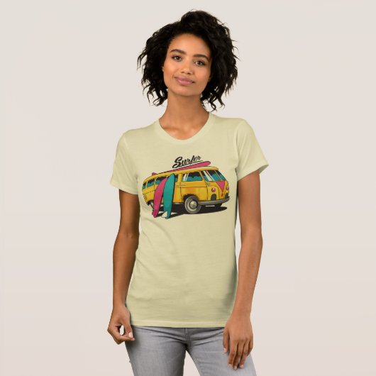 Kombi Surfer T-Shirt (Vorne ganz)