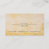 Kombierlogo (Hot Pink Scissor Comb) | Hair Stylist Terminkarte (Rückseite)