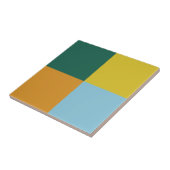 Kombination aus blutgrün-gelber Orange Fliese (Seite)