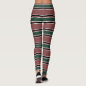 Kombination aus Retro und modernem Design l Strips Leggings (Rückseite)