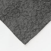 Kombination aus rotem und schwarzem Leder Fleecedecke (Ecke)