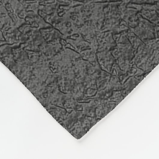 Kombination aus rotem und schwarzem Leder Fleecedecke (Ecke)