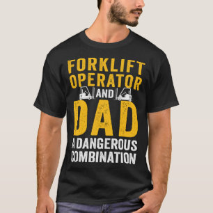 Kombination aus Vater-Lastkraftwagenfahrer T-Shirt