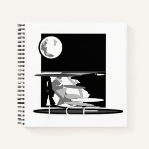 Kombinationsblatt und Schriftblatt Notizblock