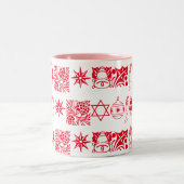 Kombinationskunst Zweifarbige Tasse (Mittel)