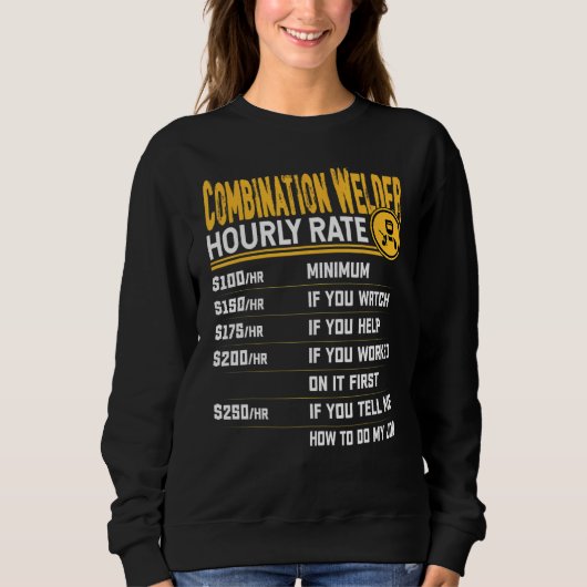 Kombinationsleitzahl für Welder Sweatshirt (Vorderseite)