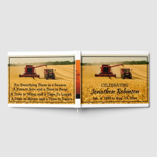 Kombinieren in Weizenfeldern Gästebuch (Voll)