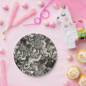 Kombiniert, ethnisch, afrikanisch . pappteller (Party)