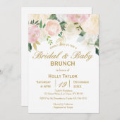 Kombinierte Baby-Duschen-und Brautparty-Ideen Einladung (Vorne/Hinten)