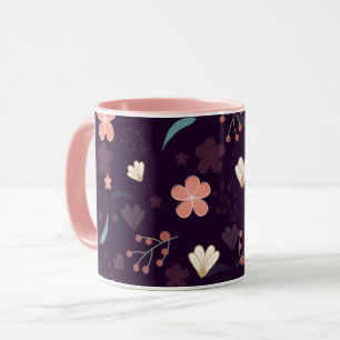 Kombinierte florale Tasse
