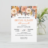 Kombinierte Kinderdusche und Brautparty-Ideen Einladung (Stehend Vorderseite)