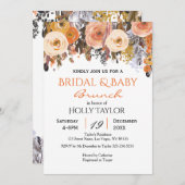 Kombinierte Kinderdusche und Brautparty-Ideen Einladung (Vorne/Hinten)