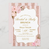 Kombinierte Kinderdusche und Brautparty-Ideen Einladung (Vorne/Hinten)