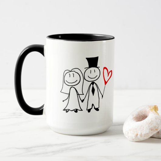 kombinierte kundenspezifische Tasse der (Mit Donut)