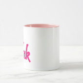 Kombinierte Tasse mit Hot Pink (Zentrum)