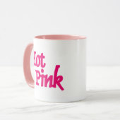Kombinierte Tasse mit Hot Pink (Vorderseite Links)