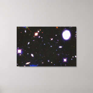 Kombinierte tiefe Sicht auf Infrarot und sichtbare Leinwanddruck