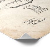 Kombinierter Anvil und Blues Patent - Altes Ausseh Poster (Ecke)