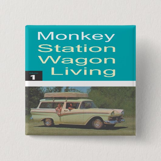 Kombiwagen-Leben Button (Vorderseite)