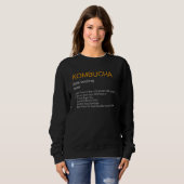 Kombucha Definition Boch Tea Sweatshirt (Vorne ganz)