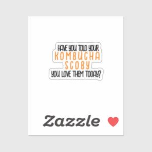 KombuchaScobyLove-Vinyl Sticker