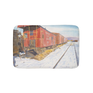 Kombüse des Oneonta Eisenbahn-Yard-D&H Badematte