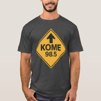 KOME 98,5 FM Road Sign Retro T - Shirt - Gelbe Dia