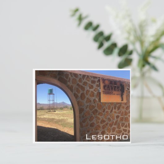 Kome Höhlen Lesotho Postkarte (Stehend Vorderseite)