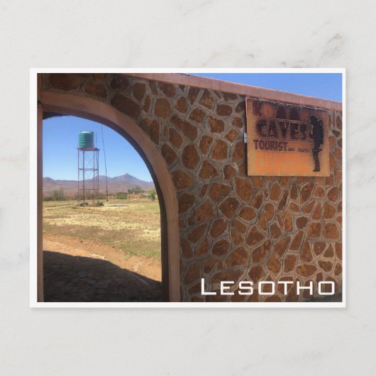 Kome Höhlen Lesotho Postkarte (Vorderseite)