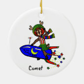 Komet/Cupid Keramik Ornament (Hinten)