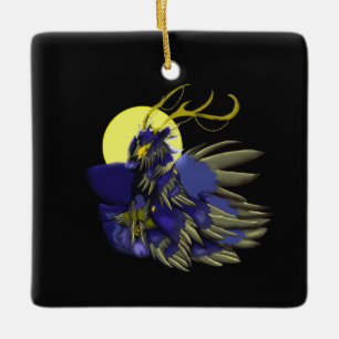 Komet- Dark Fantasy Rentier Ornamente-Kollektion Keramikornament
