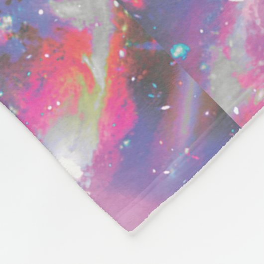 Komet-Platz in der Katzenleder Fleecedecke (Ecke)