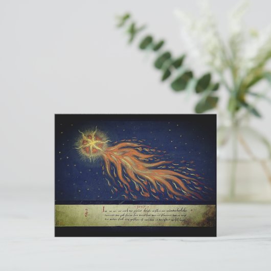 Komet | postkarte (Stehend Vorderseite)