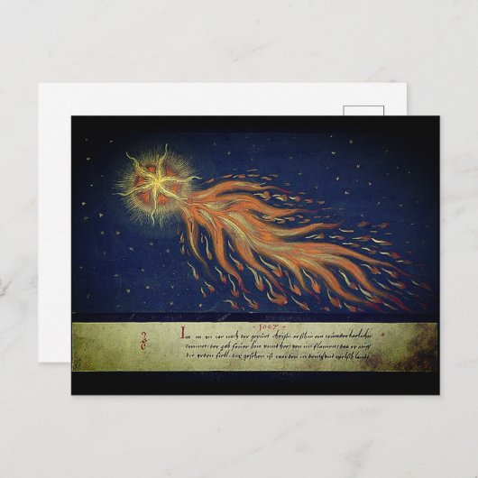 Komet | postkarte (Vorne/Hinten)