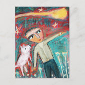 Komet Postkarte (Vorderseite)