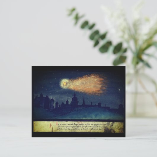 Komet | postkarte (Stehend Vorderseite)